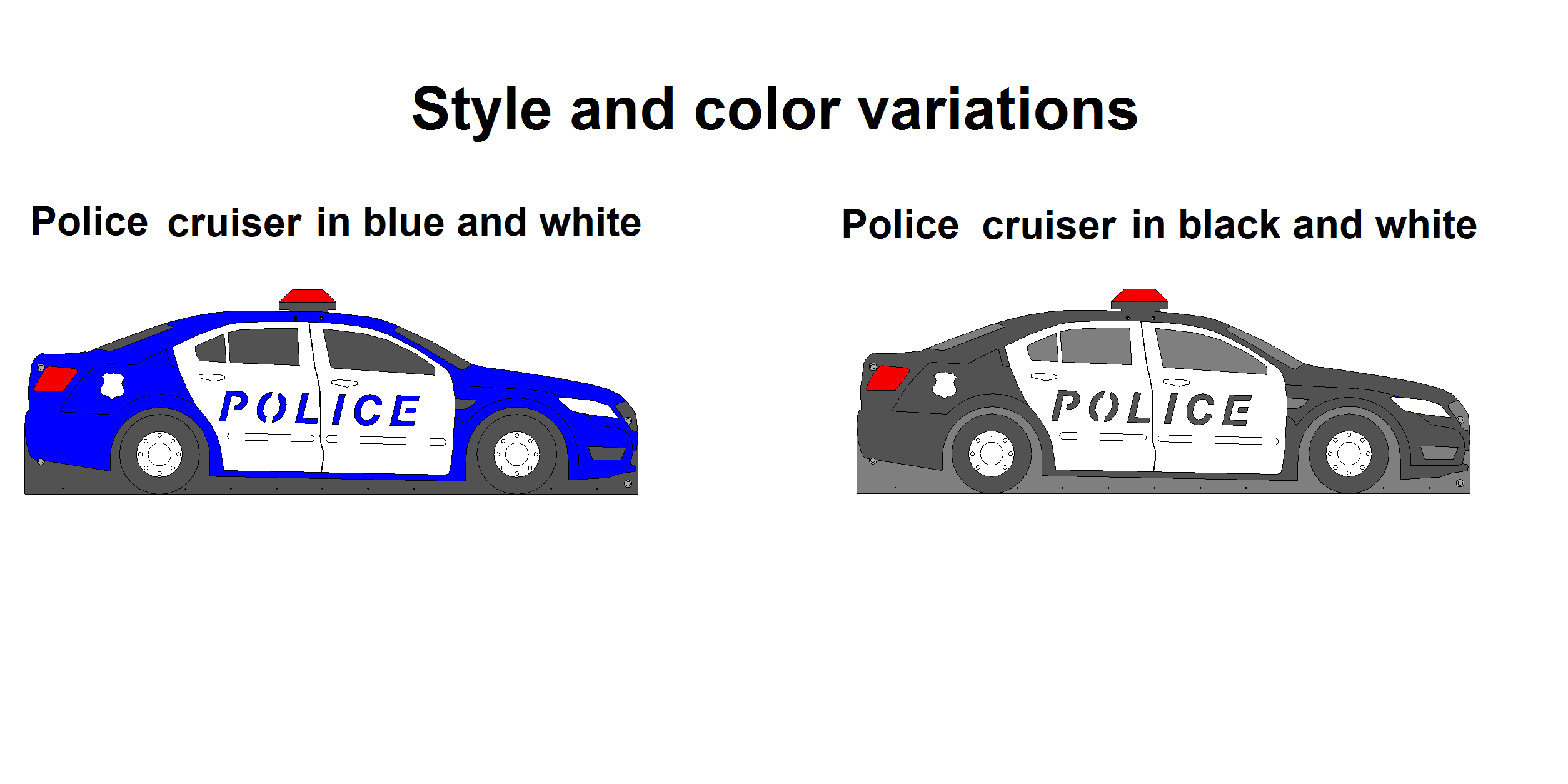 police cruiser bed options