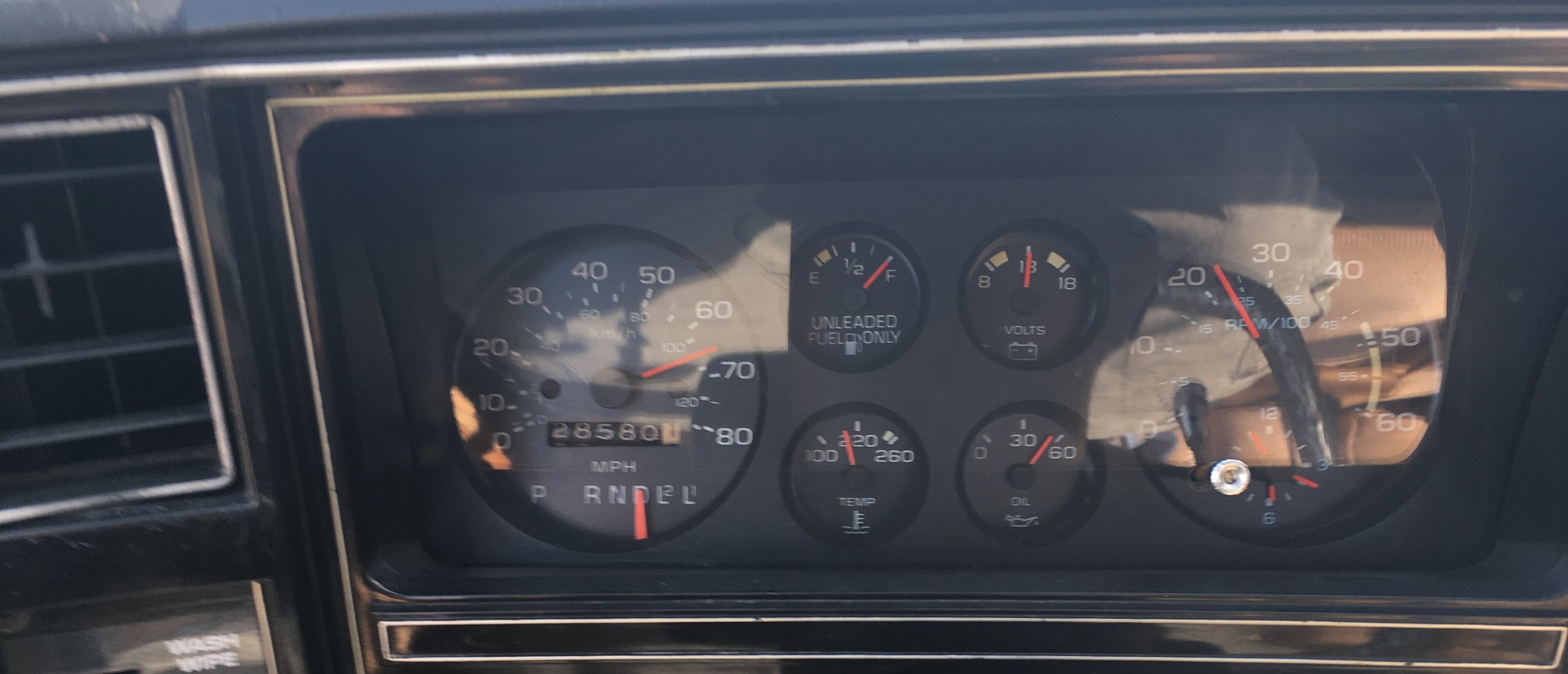 1978 Chevrolet El Camino gauge cluster