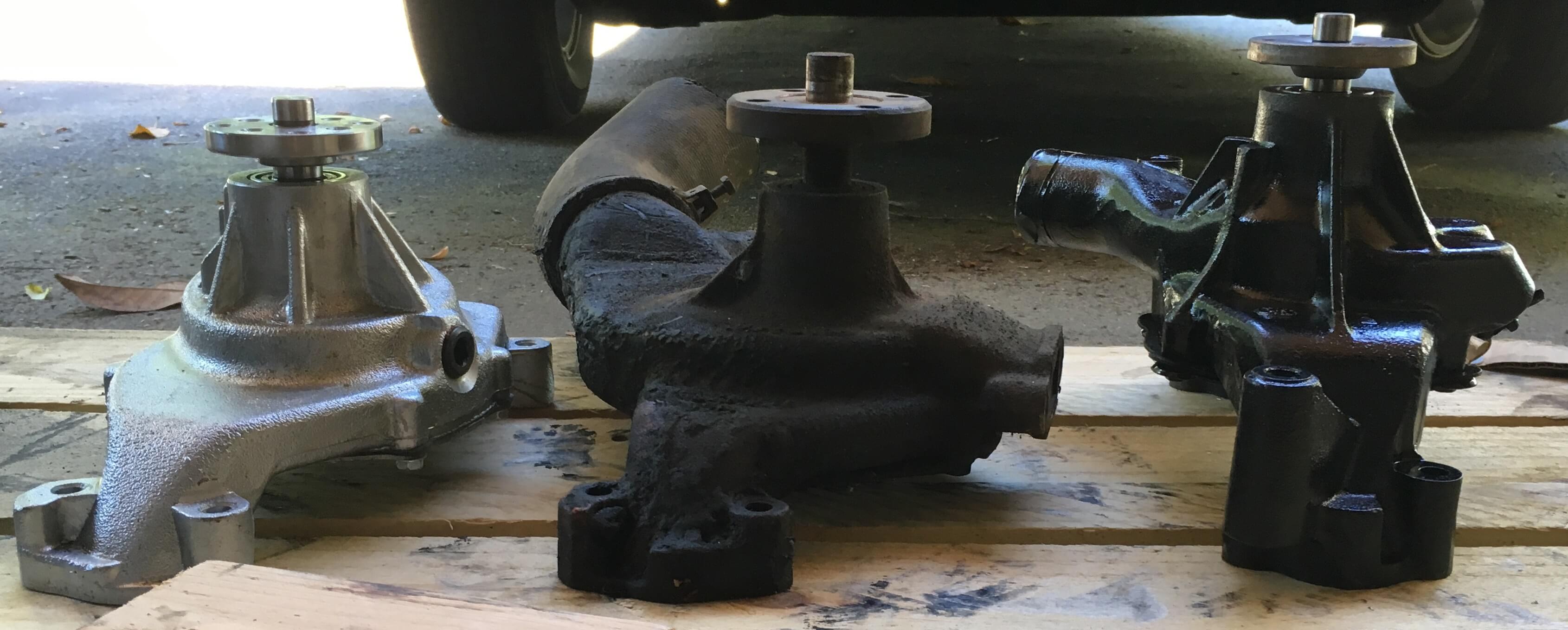 Big block chevrolet water pump comparison