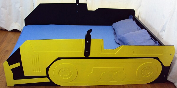 Bulldozer bed frame