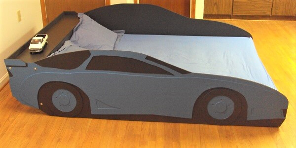 full car bed with mattress