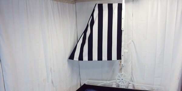 Catamaran sailboat bed frame