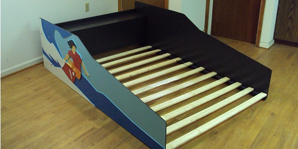 Surfer bed frame