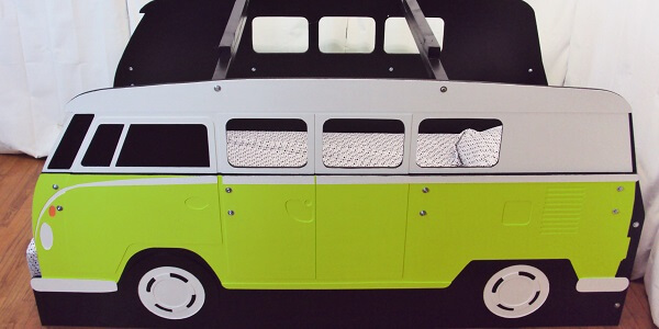 surf bus lime green