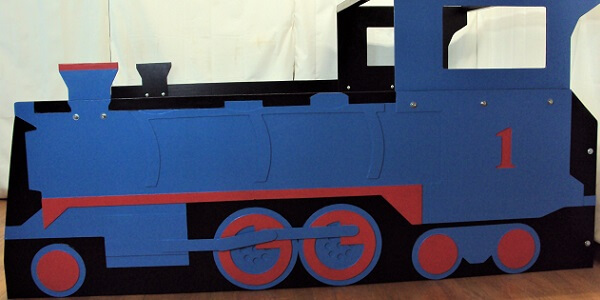 Train kids bed