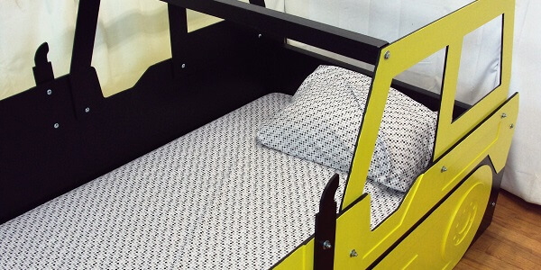 Bulldozer bed close-up