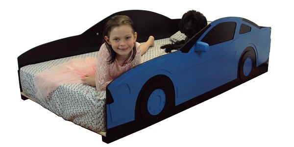 twin race car bed