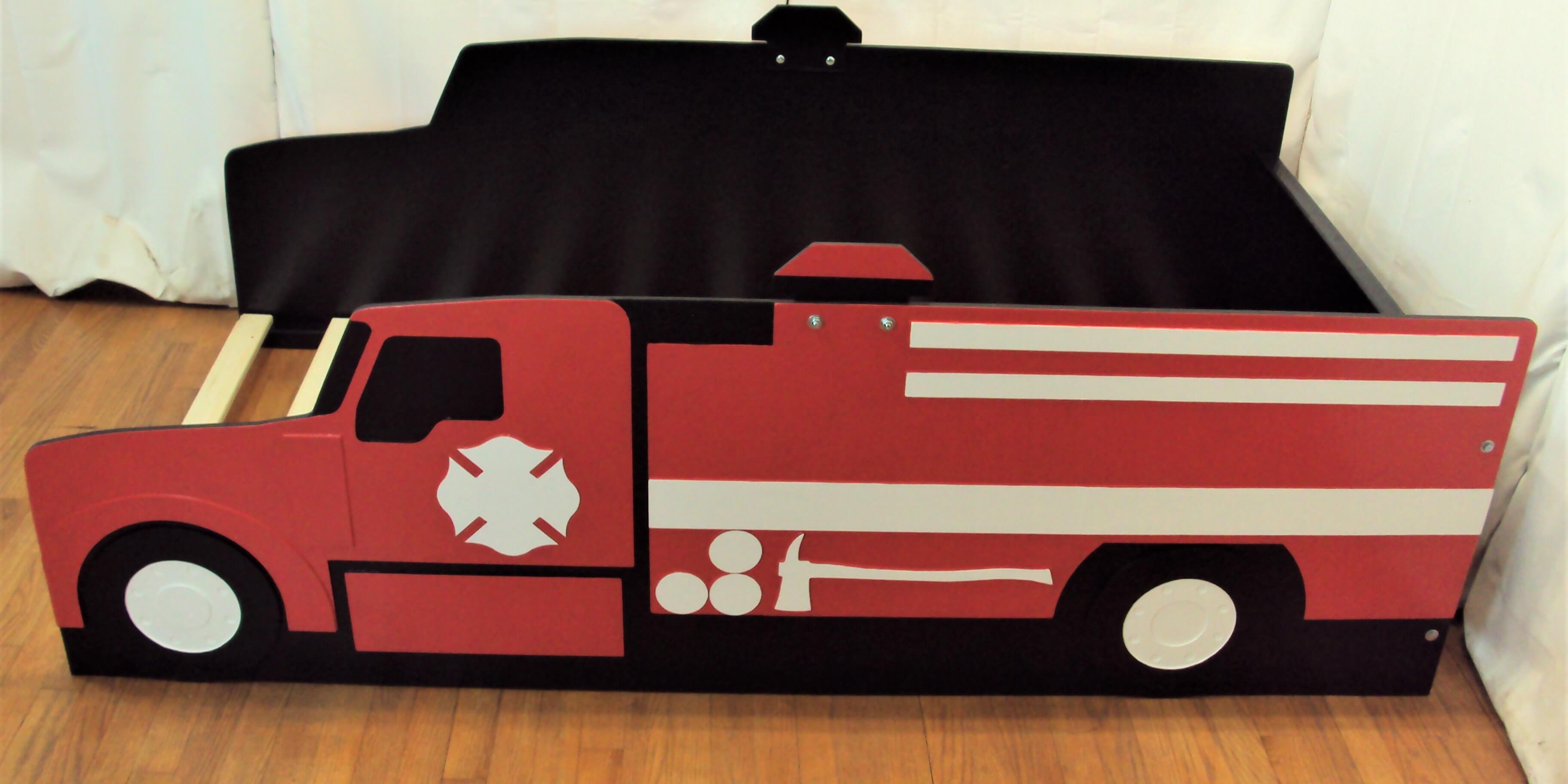 Emergency truck bedframe