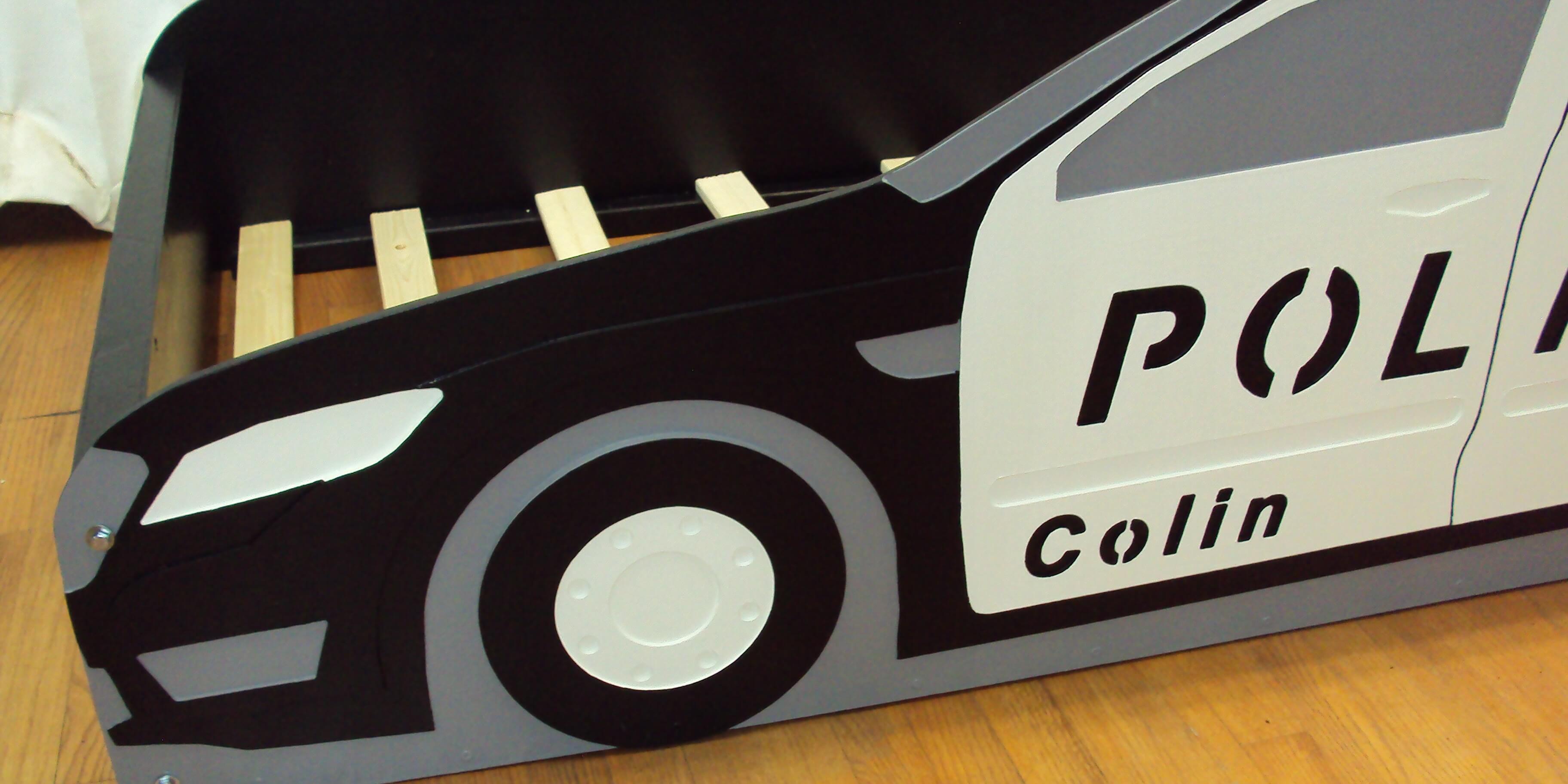 Police bed front detailing
