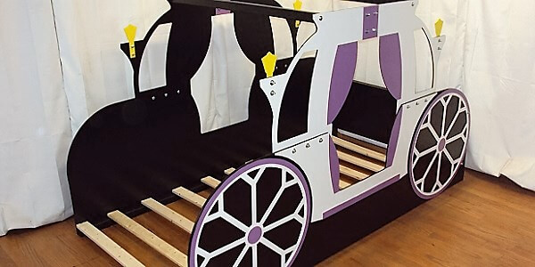 Princess carriage bed