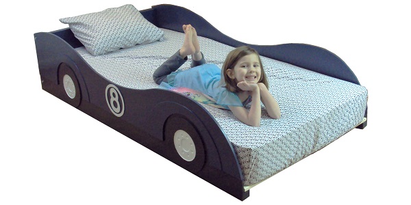 twin stylized car bed frame