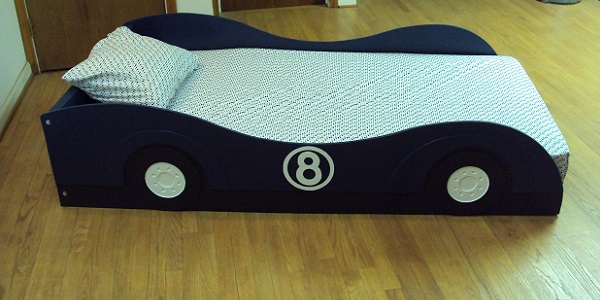 twin stylized car bed frame