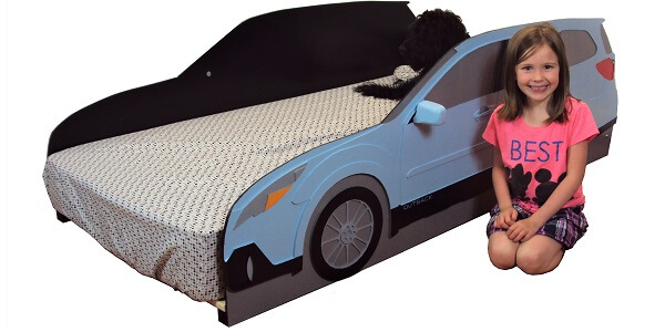 Twin Subaru Outback bed frame