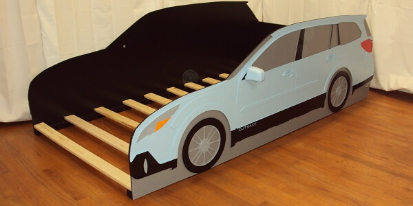 front three-quarter view without mattress