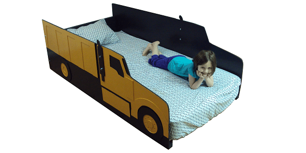 twin dump truck bed