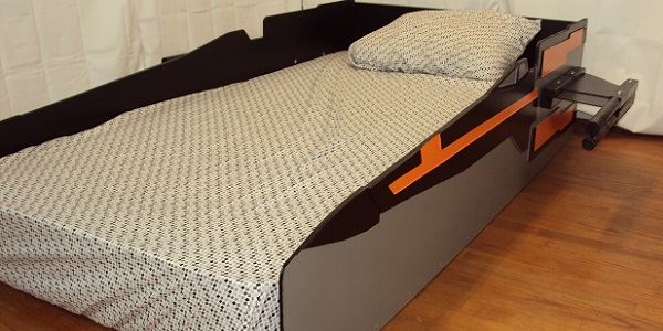 X-wing fighter front three-quarter view