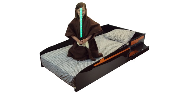 Twin X-wing fighter bed