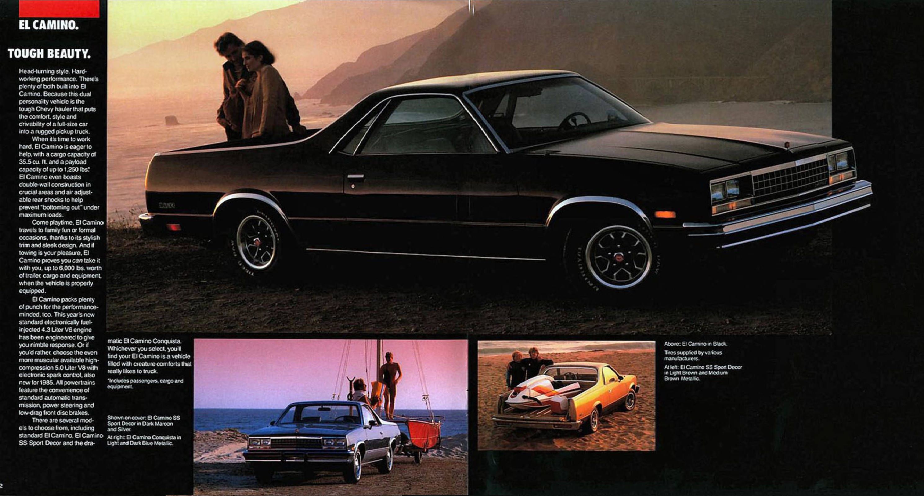 1985 El Camino print ad