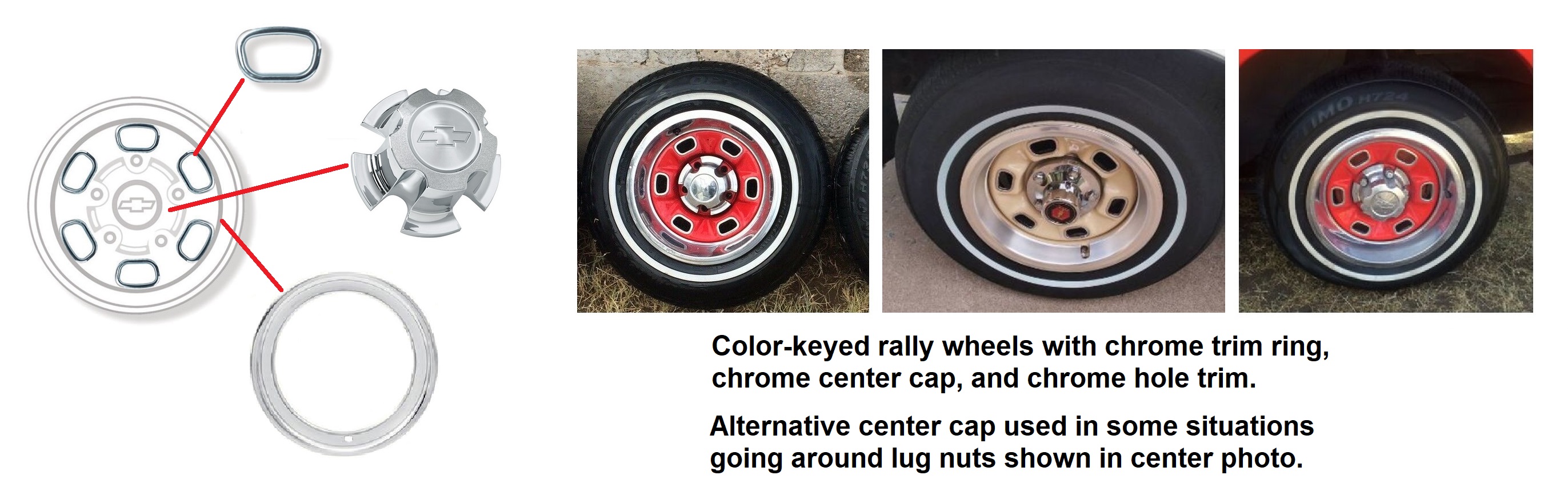 El Camino 1978 rally wheels