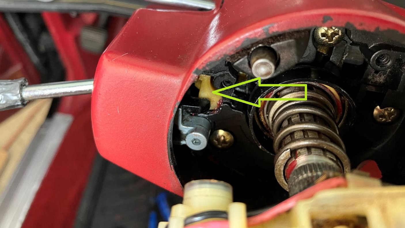 El Camino steering column disassembly