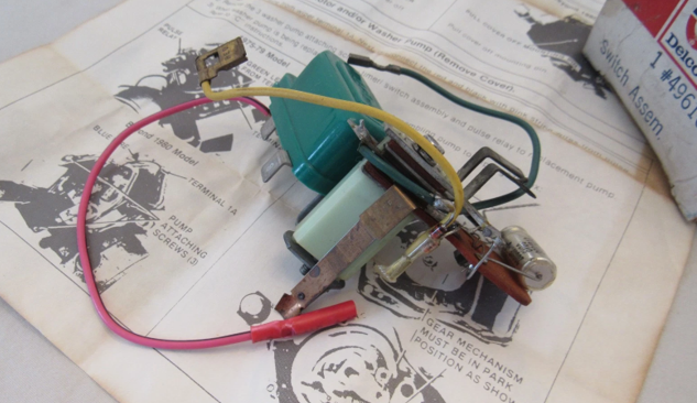 El Camino windshield washer pump rebuild