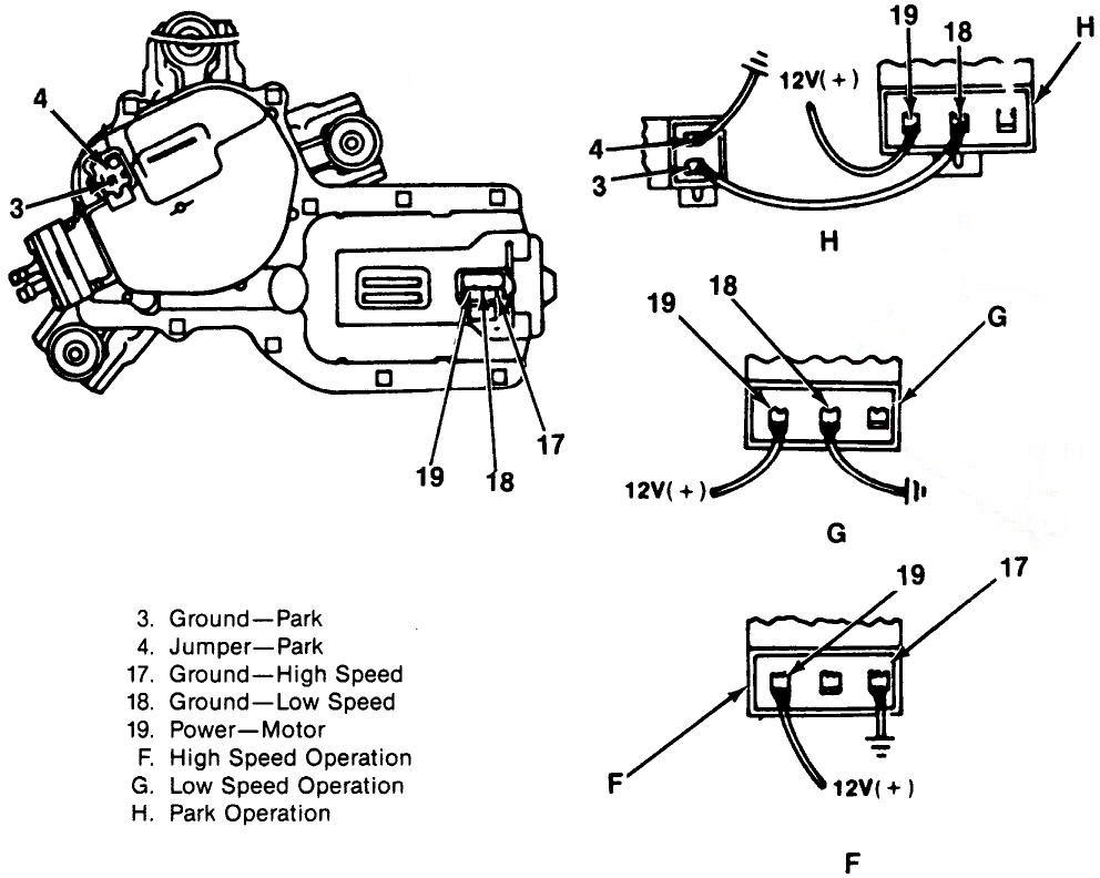 Wiper motor troubleshooting