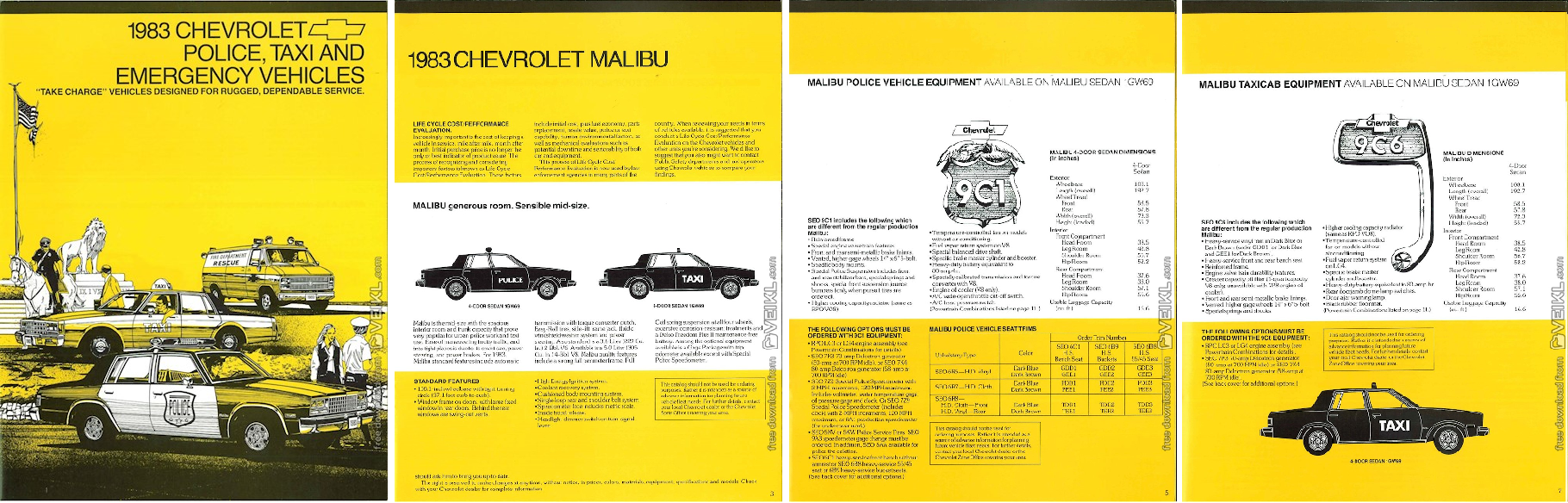 Malibu emergency vehicles catalog